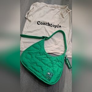 Coachtopia Loop Ergo Bag  Cloud Quilting - Green Electric Kelp - CV875 Sold Out